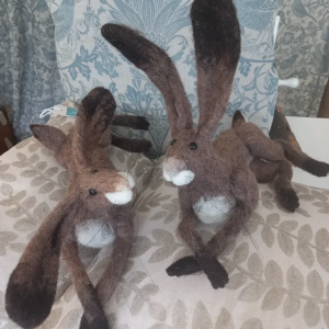 Thursday 3rd September: Needle Felted Hare with Hedgehog & Hoot