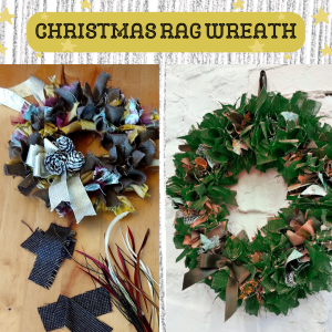 Wednesday 9th December: Fabric Rag Wreath at Cirencester College